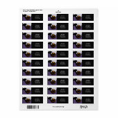 Frans hoornlabel etiket (Full Sheet)