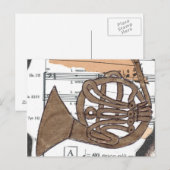 (Frans) Horn briefkaart (Voorkant / Achterkant)