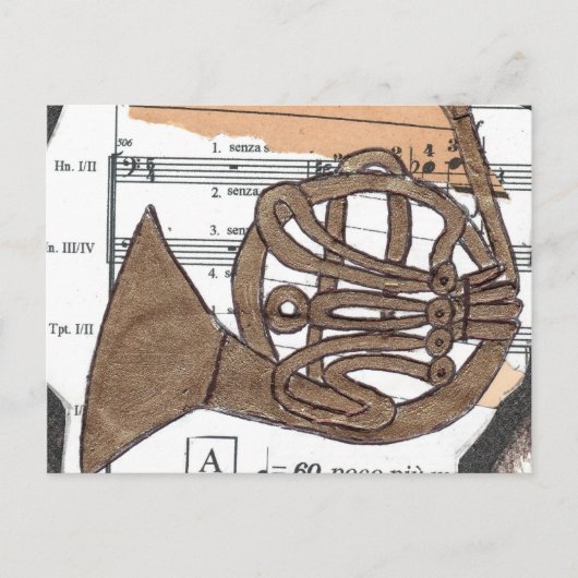 (Frans) Horn briefkaart (Voorkant)