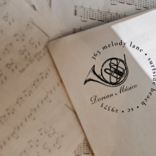 Frans Horn Chorus Return-adres Rubberstempel