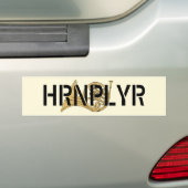 Frans Horn Drawing HRNPLYR Licence Bord Bumpersticker (Op auto)