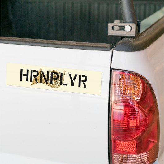 Frans Horn Drawing HRNPLYR Licence Bord Bumpersticker (Op Truck)
