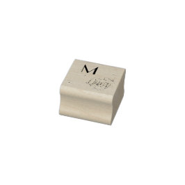 Frans Horn Initiaal Monogram Musician Band Teacher Rubberstempel