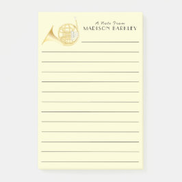 Frans Horn Musician Band Teacher Post-it® Notes