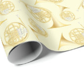 Frans Horn Musician Band Teacher Wrapping Paper Cadeaupapier (Rol Hoek)