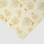 Frans Horn Musician Band Teacher Wrapping Paper Tissuepapier (Detail)