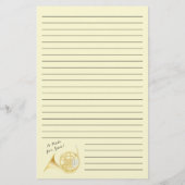 Frans Horn Musician Teacher Stationery Briefpapier (Achterkant)