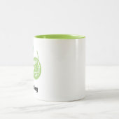 Frans Horn Player Music Gift Personalized Tweekleurige Koffiemok (Center)