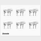 Frans Horn Ronde Sticker (Vel)