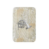 Frans Horn Sheet Music Bath Rug Badmat (Voorkant Verticaal)