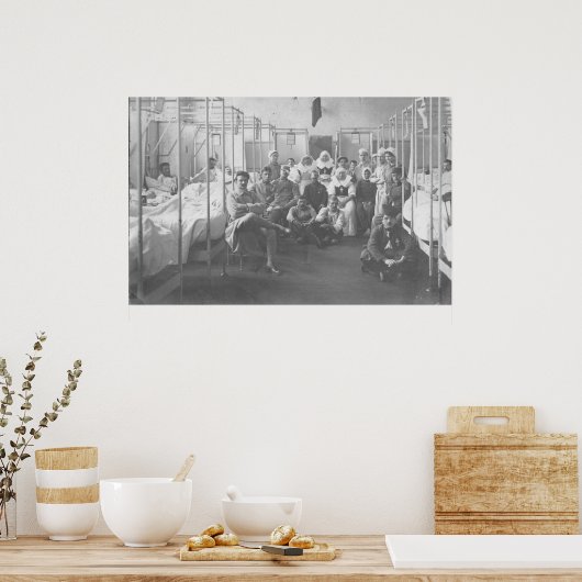 Frans Hosptiaal Poster (Keuken)