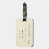  Frans Hotel Bagagelabel (Achterkant verticaal)