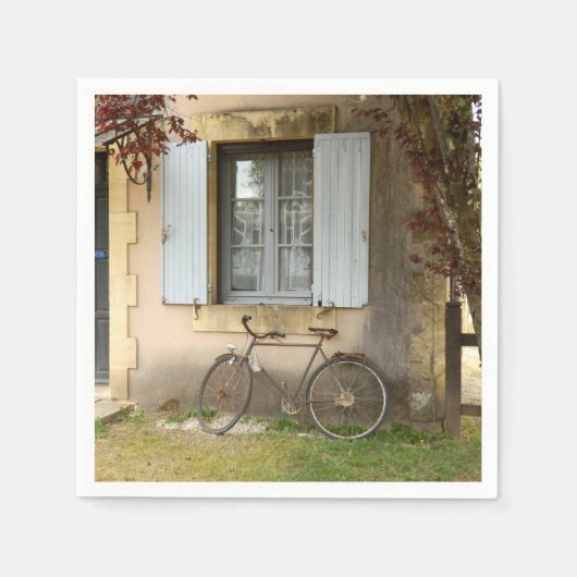 Frans huis papieren servetten (Voorkant)