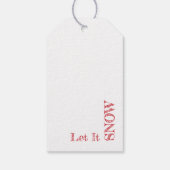 Frans Huisje Kerstmis Cadeaulabel (Achterkant)