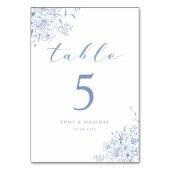  Frans Iets Blauw Huwelijk Kaart (Voorkant)