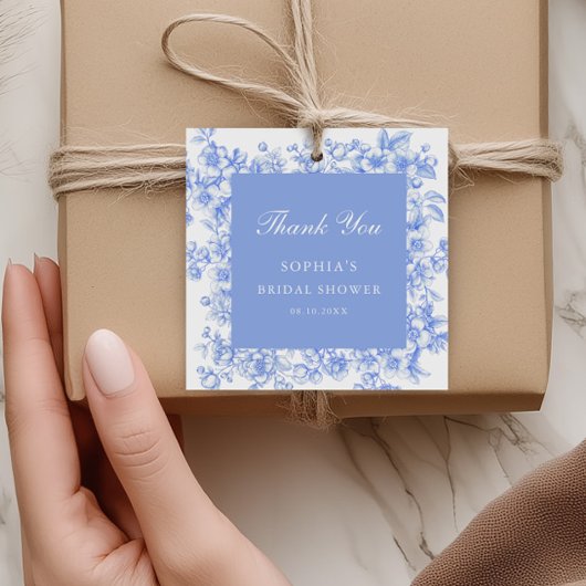 Frans Iets blauw Vrijgezellenfeest Dank u Bedankjes Labels