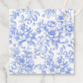 Frans Iets blauw Vrijgezellenfeest Dank u Bedankjes Labels (Achterkant)