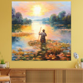 Frans impressionisme canvas afdruk (Insitu (Woonkamer))