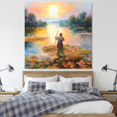 Frans impressionisme canvas afdruk (Insitu (Slaapkamer))