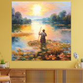 Frans impressionisme canvas afdruk (Insitu (Woonkamer))