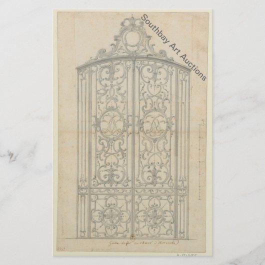 Frans Iron Choir Gate Flyer (Voorkant)