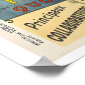 Frans-Italiaanse krant Oude Oorlogsposter door Poster (Hoek)