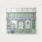 Frans, jongen Baby shower Photobooth Achtergrond Wandkleed (Voorkant (horizontaal))