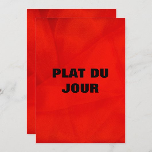 Frans Kaart (Voorkant / Achterkant)