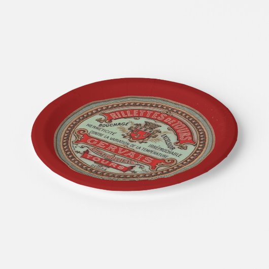  Frans Kaas Etiket Papieren Bordje (Gekanteld)