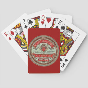  Frans Kaas Etiket Pokerkaarten