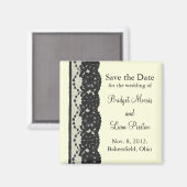 Frans Kant Save the Date Magnet (ivoor) (Voorkant / Achterkant)