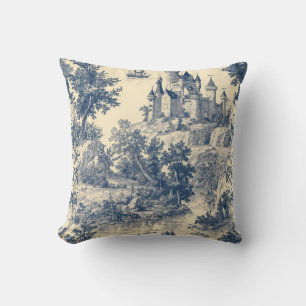 Frans kasteel Toile de Jouy Kussen