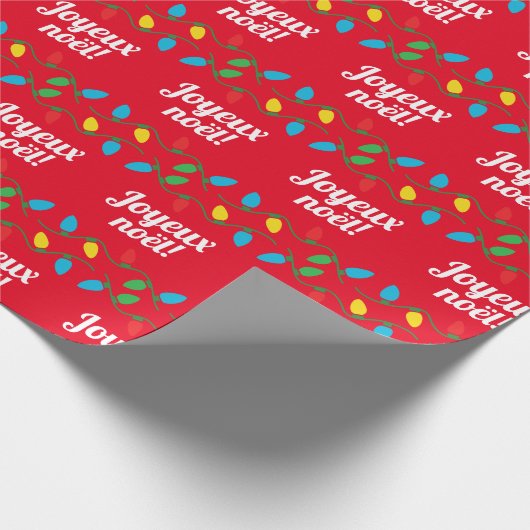 Frans kerst wrapping papier (Hoek)