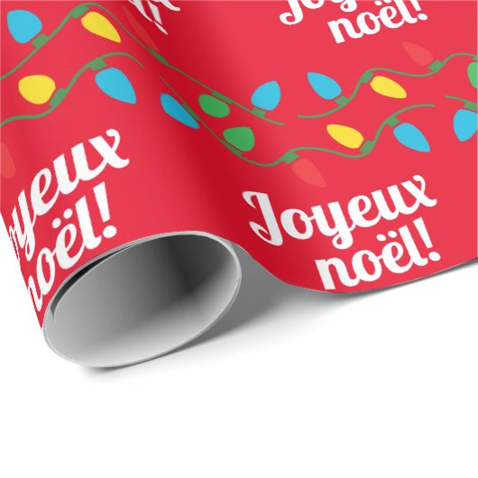 Frans kerst wrapping papier (Rol Hoek)