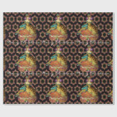 Frans kerstfeest cadeaupapier (Vlak)