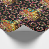 Frans kerstfeest cadeaupapier (Hoek)