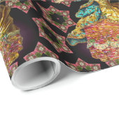 Frans kerstfeest cadeaupapier (Rol Hoek)