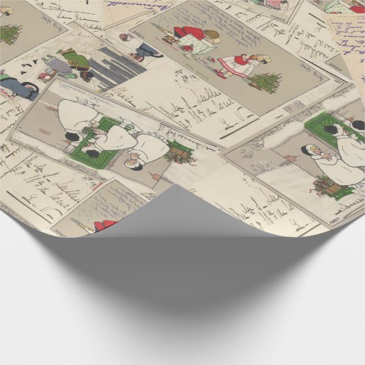  Frans kerstfeest Cadeaupapier (Hoek)