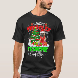 Frans kerstfeest met kerstfeestvieren lichte Pajam T-shirt