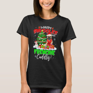 Frans kerstfeest met kerstfeestvieren lichte Pajam T-shirt