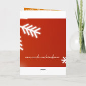 Frans Kerstmis - snoepsuikerriet, kaarsen, dennen, Feestdagen Kaart (Achterkant)