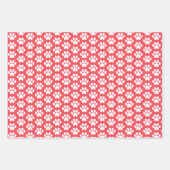 Frans kerstpatroon Bulldog Frenchie Inpakpapier Vel (Voorkant 2)