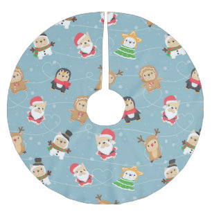 Frans kerstpatroonprins kerstboom rok