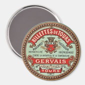 Frans  keukenlabel Fridge Magnet (Voorkant / Achterkant)