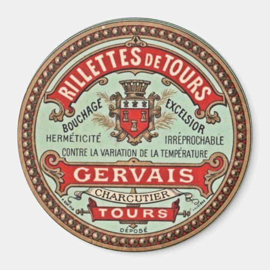 Frans  keukenlabel Fridge Magnet (Voorkant)