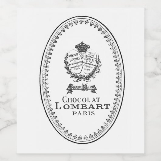  Frans Klassiek Parijs Wijn Etiket