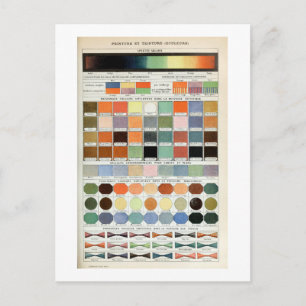 Frans kleurenspectrum Briefkaart
