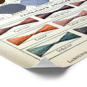 Frans kleurenspectrum Poster (Hoek)