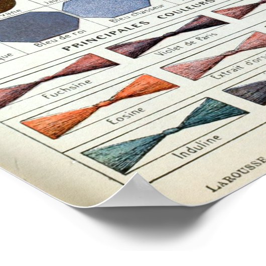  Frans kleurenspectrum Poster (Hoek)