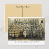 , Frans koloniaal regime, Eerste Wereldoorlog Briefkaart (Voorkant / Achterkant)